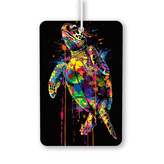 Colorful Turtle Art Air Freshener