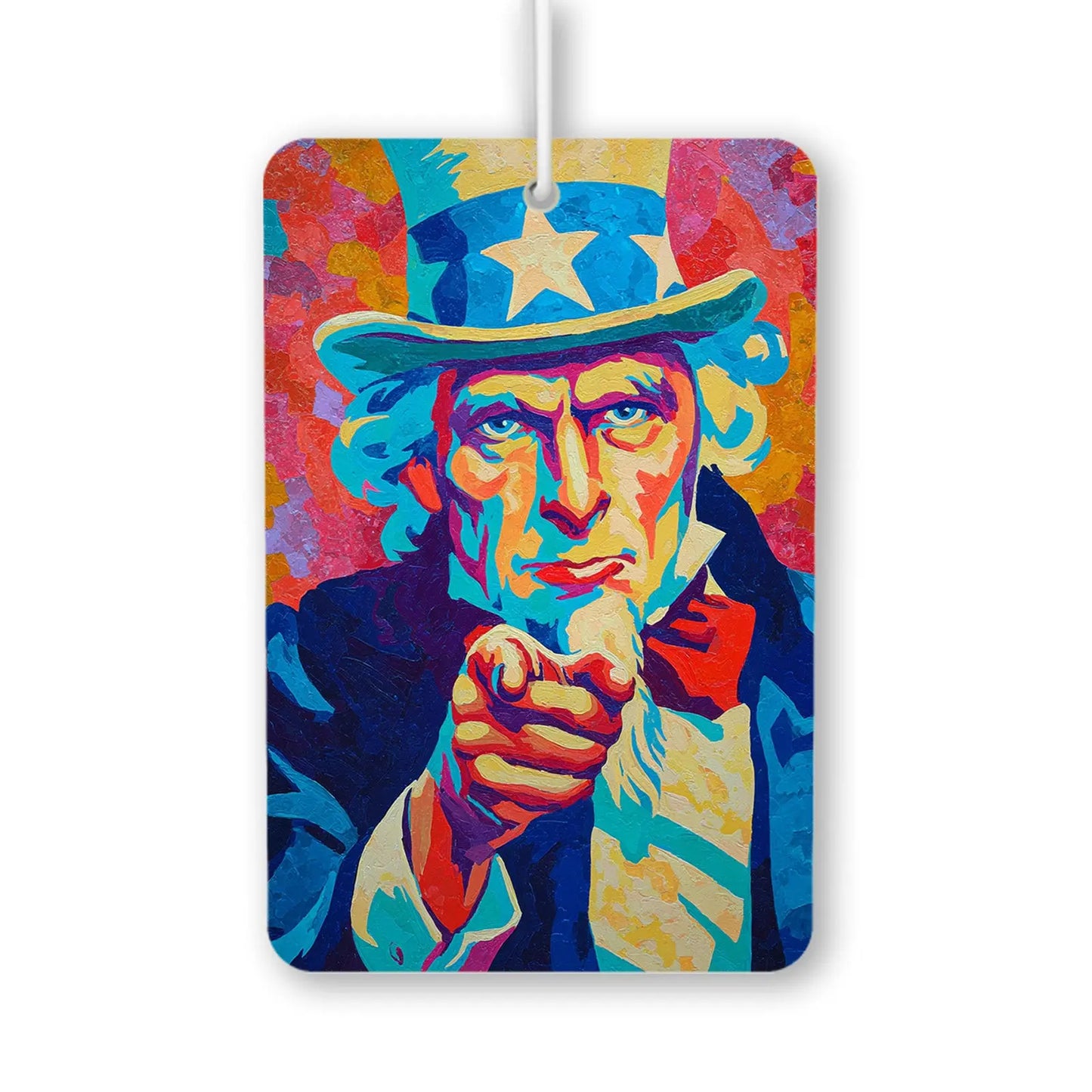 Colorful Uncle Sam Air Freshener
