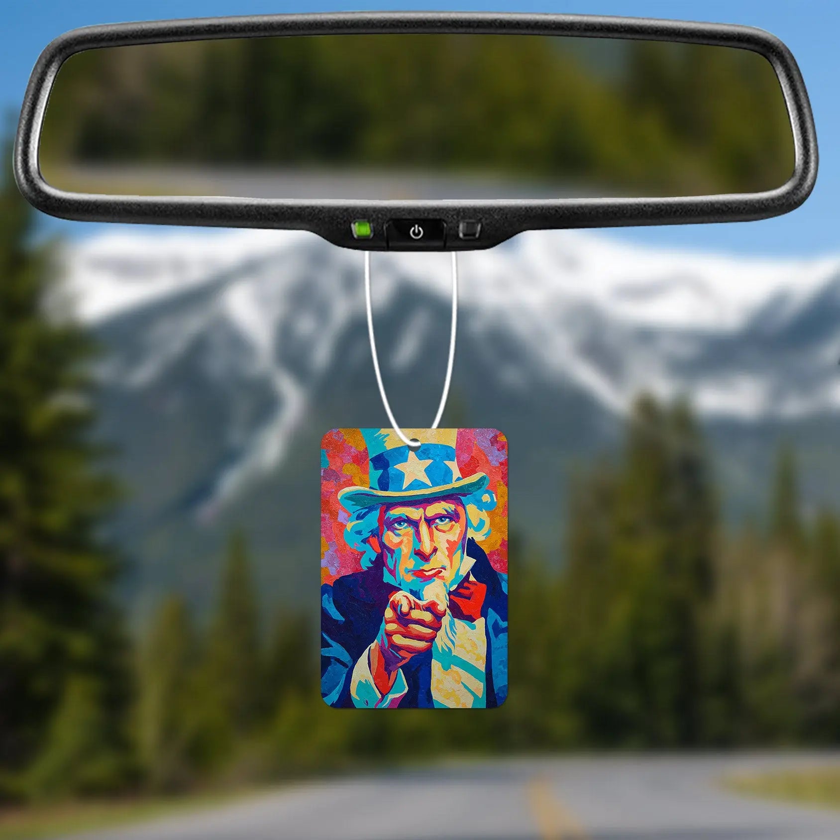 Colorful Uncle Sam Air Freshener