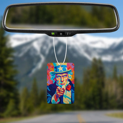 Colorful Uncle Sam Air Freshener