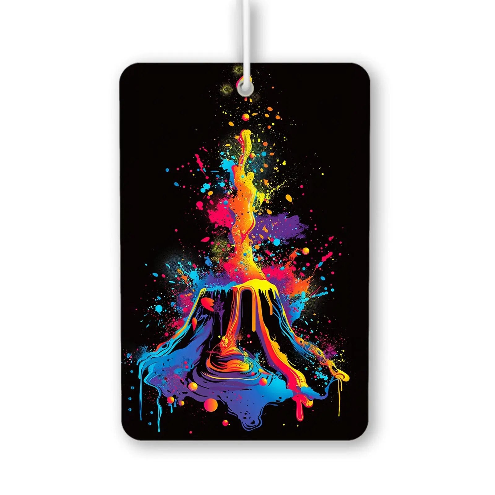Colorful Volcano Eruption Air Freshener