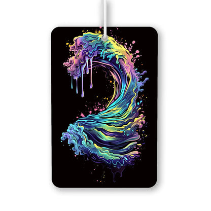 Colorful Wave Design Air Freshener