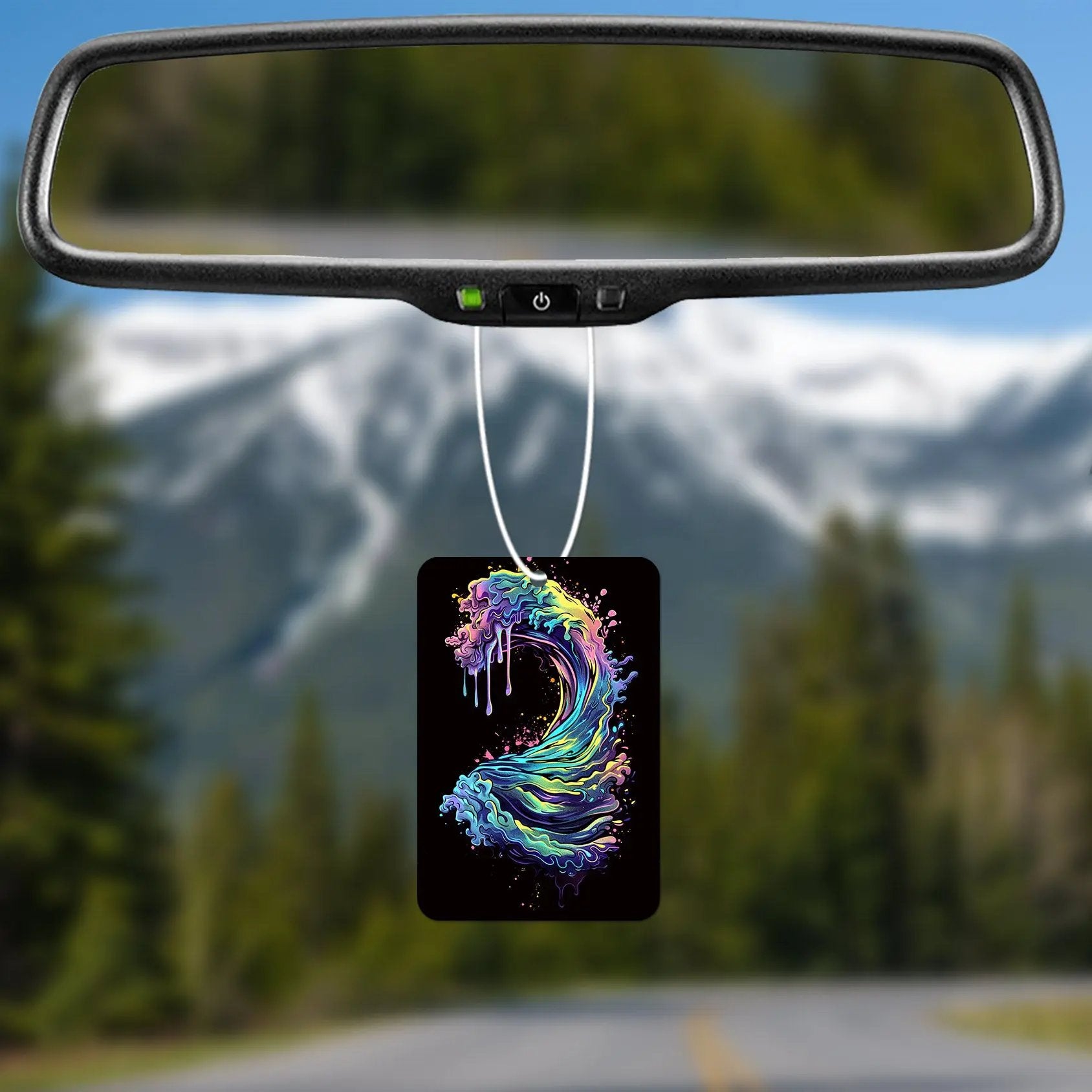 Colorful Wave Design Air Freshener