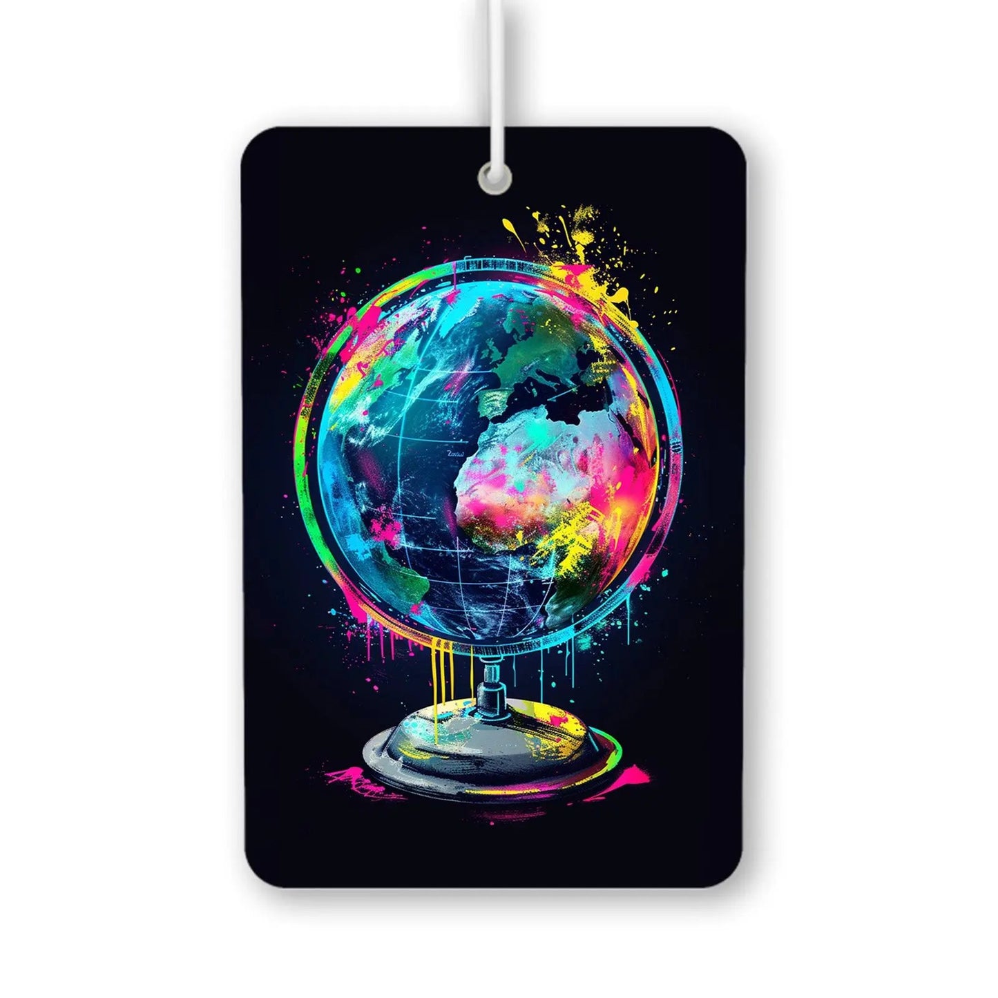 Colorful World Globe Air Freshener
