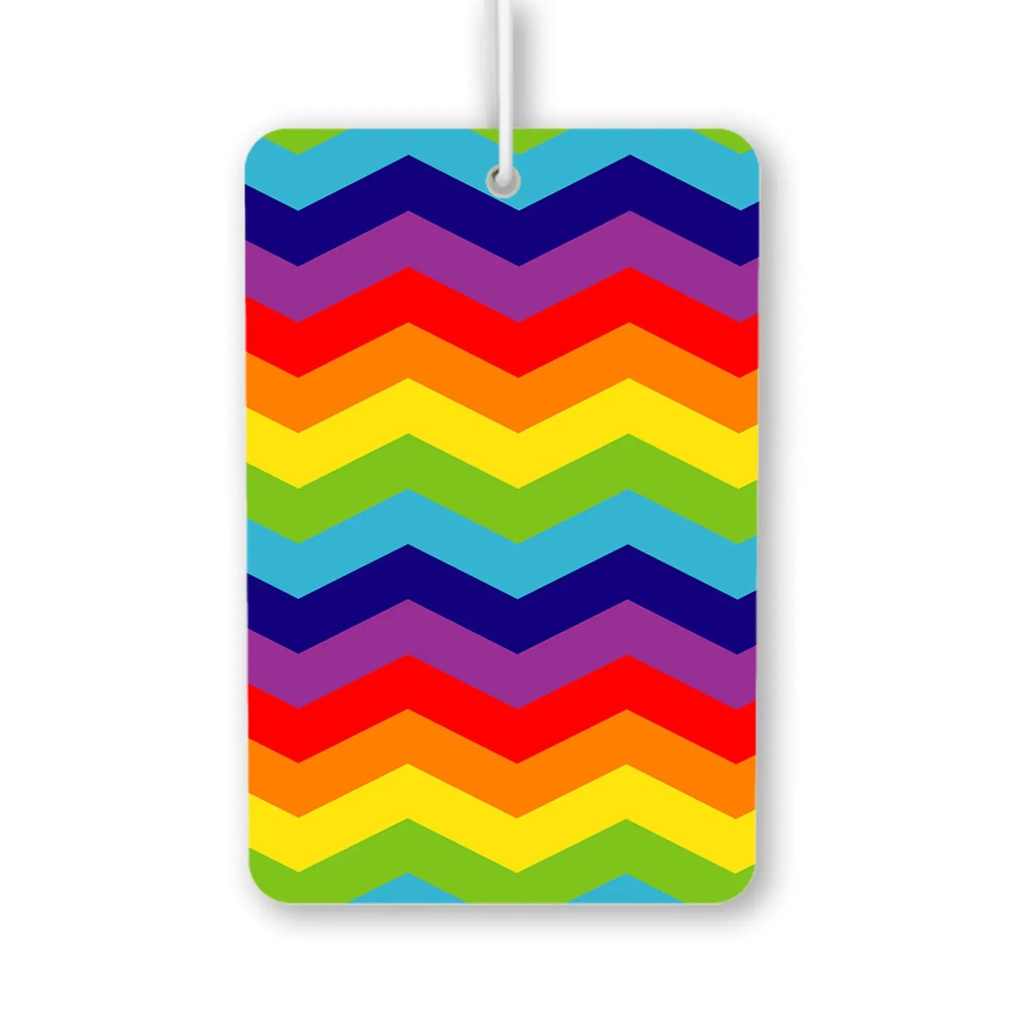 Colorful Zigzag Pattern Air Freshener
