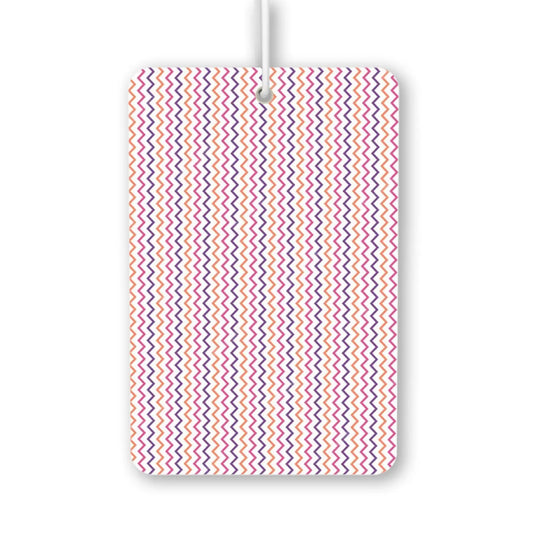 Colorful Zigzag Pattern Air Freshener
