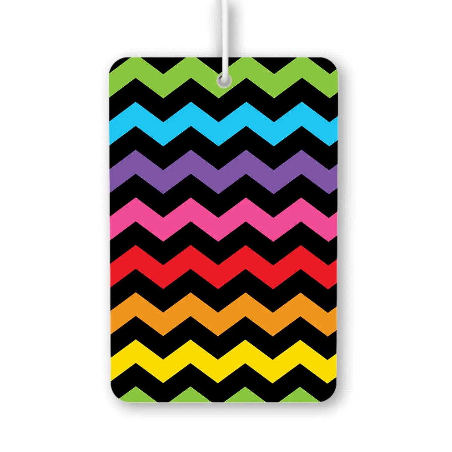 Colorful Zigzag Pattern Air Freshener