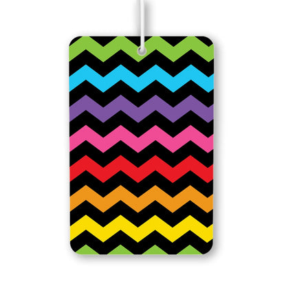 Colorful Zigzag Pattern Air Freshener