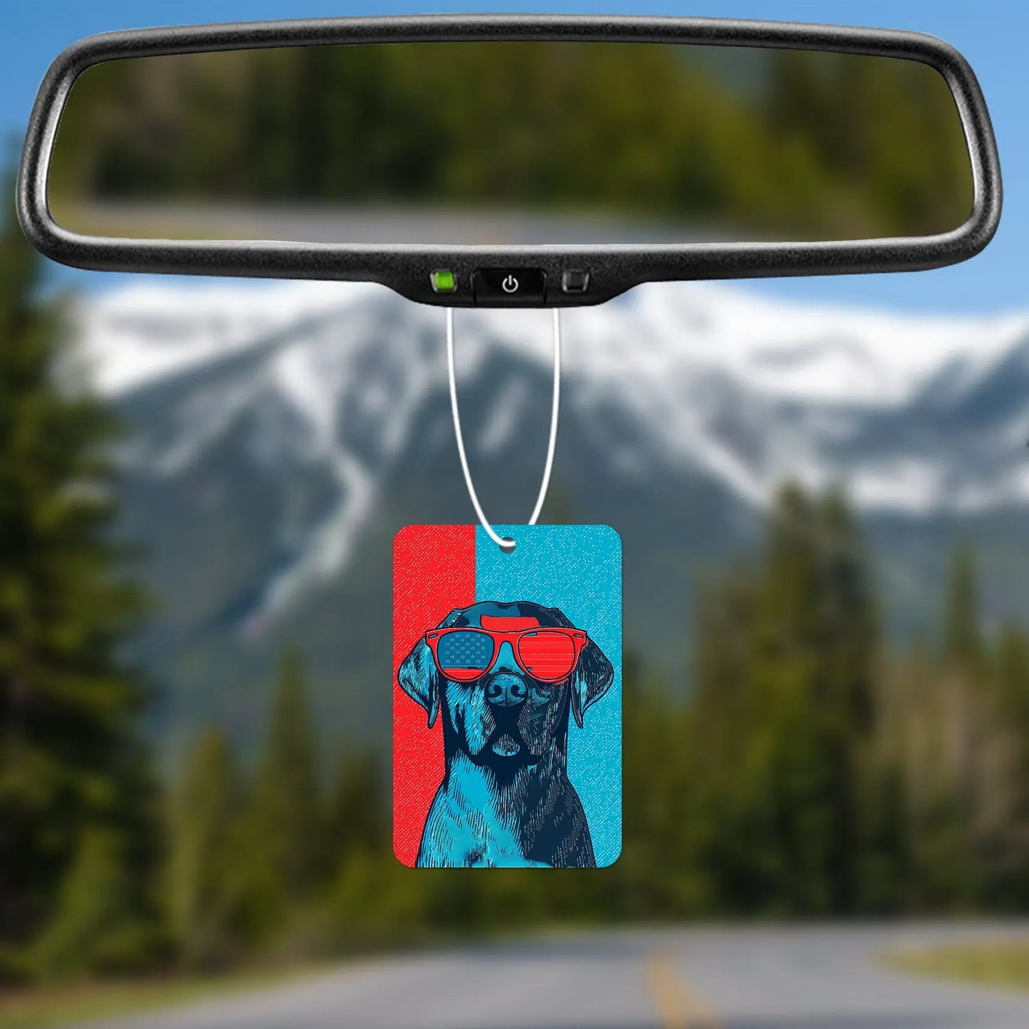 Cool Dog in Sunglasses Air Freshener