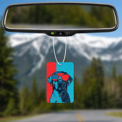 Cool Dog in Sunglasses Air Freshener
