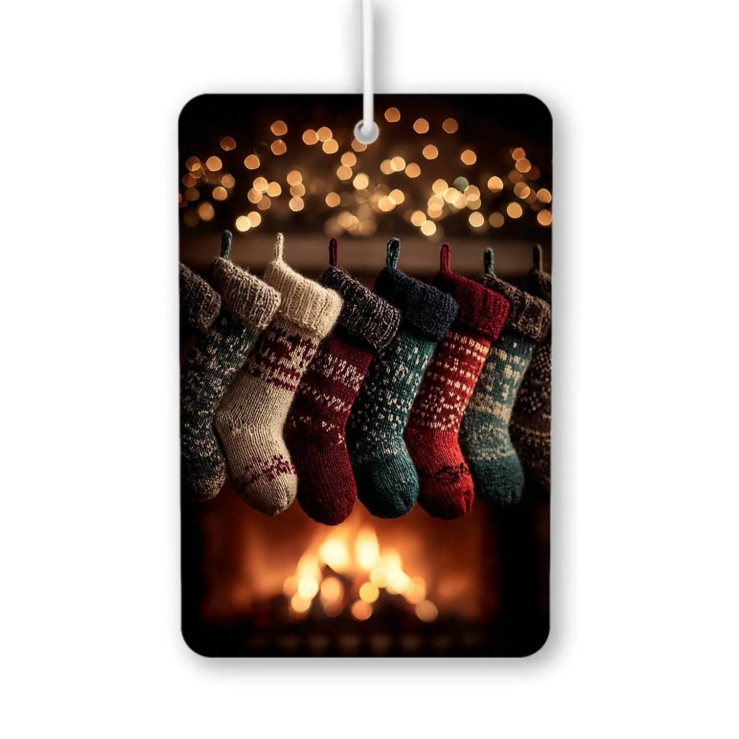 Cozy Knitted Christmas Stockings Air Freshener