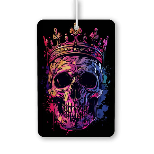 Crowned Skull Art Air Freshener