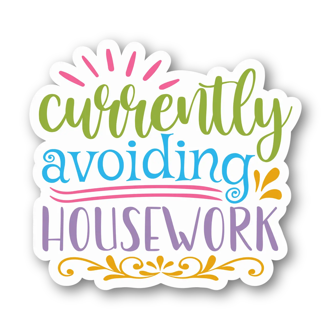 Currently Avoiding Housework Magnet