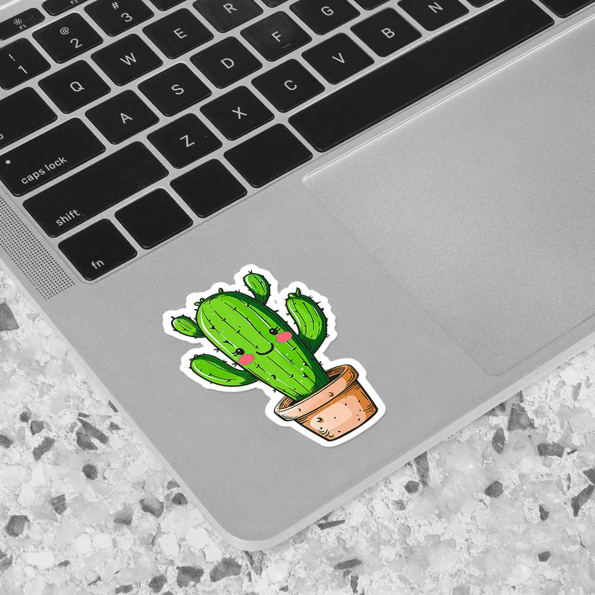 Cute Cactus in Pot Sticker