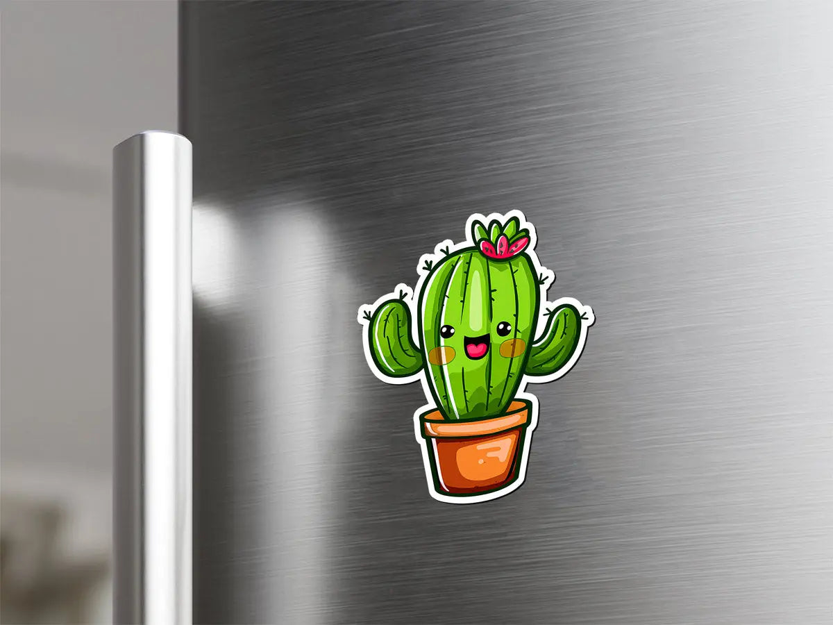 Cute Cactus Magnet