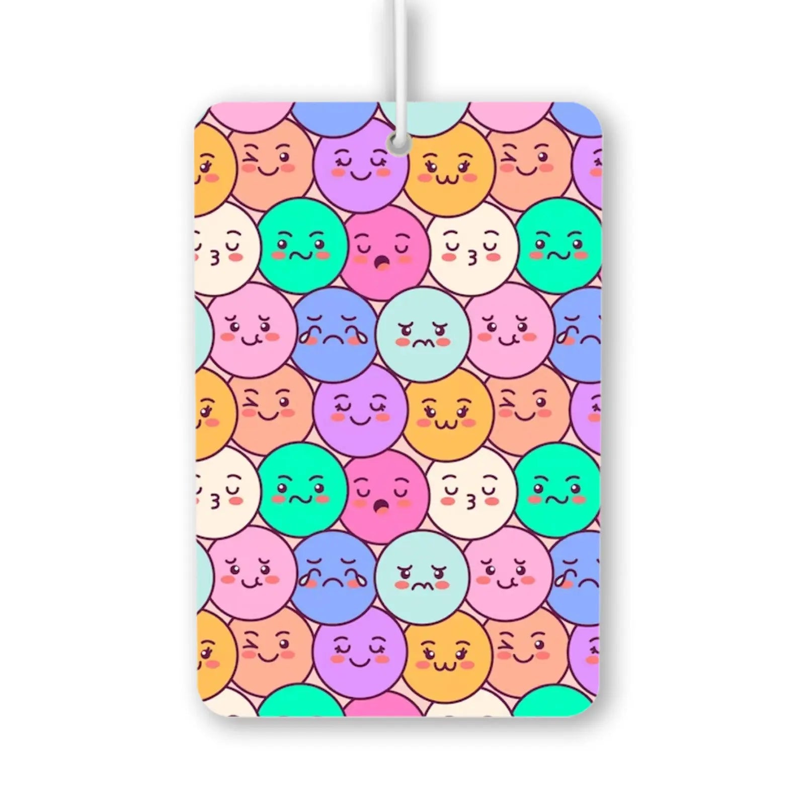 Cute Emoji Faces Pattern Air Freshener
