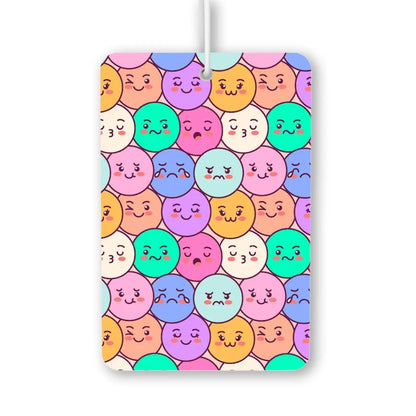 Cute Emoji Faces Pattern Air Freshener