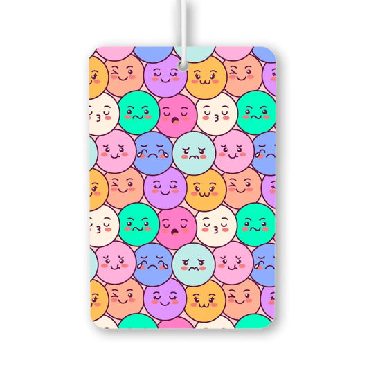 Cute Emoji Faces Pattern Air Freshener