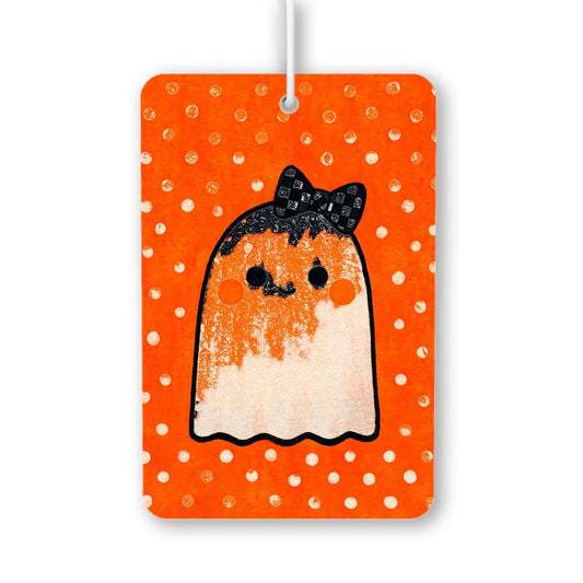 Cute Ghost with Bow Air Freshener