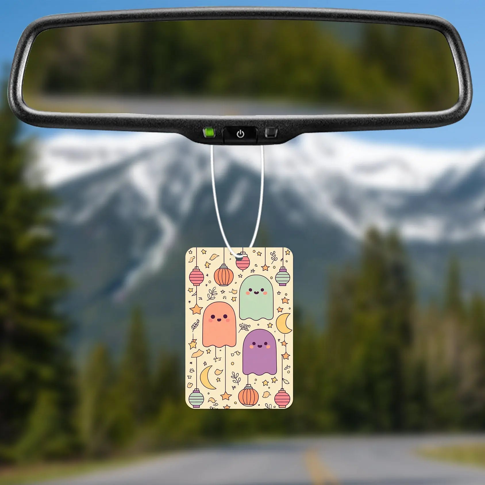 Cute Ghosts and Lanterns Air Freshener