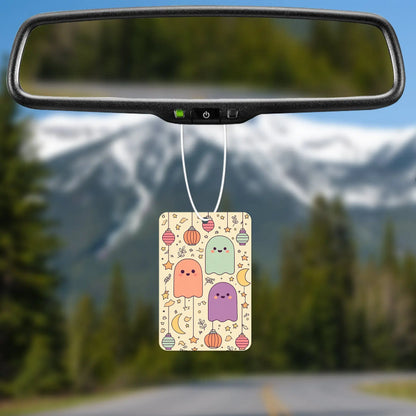 Cute Ghosts and Lanterns Air Freshener