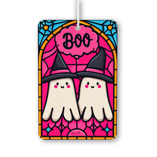 Cute Ghosts in Witch Hats Air Freshener