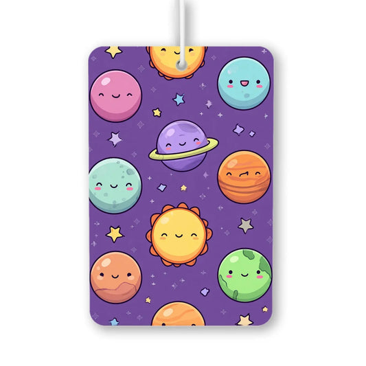 Cute Planetary Characters Air Freshener