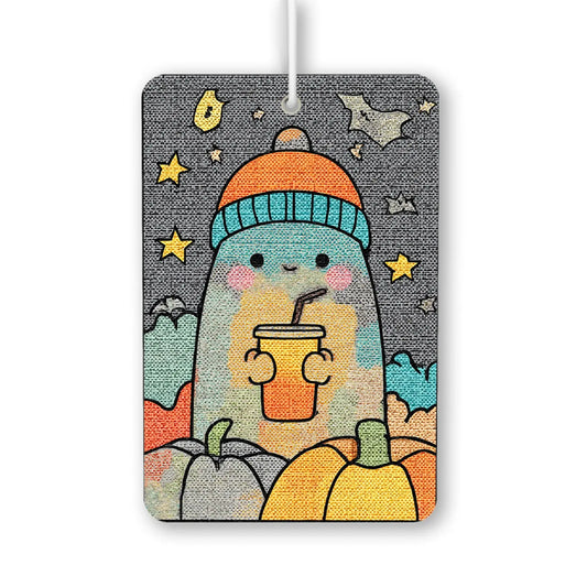 Cute Pumpkin Character Air Freshener