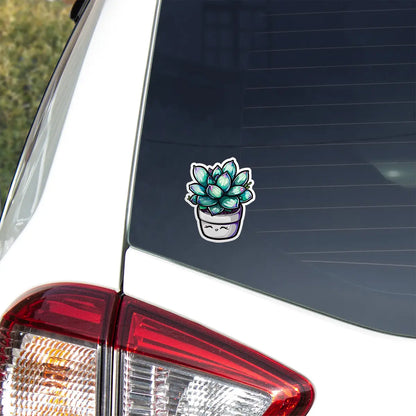 Cute Succulent Plant Sticker