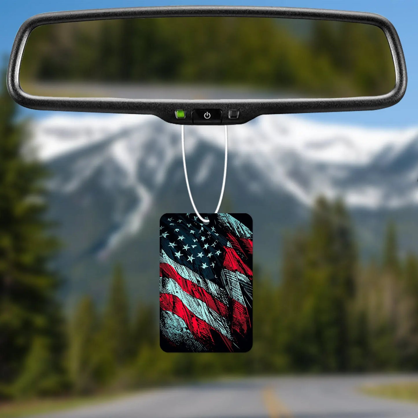 Distressed American Flag Air Freshener