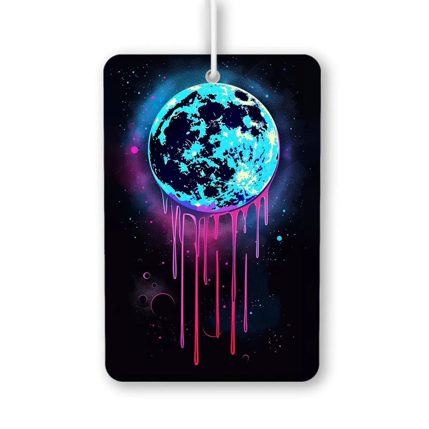 Dripping Neon Moon Air Freshener