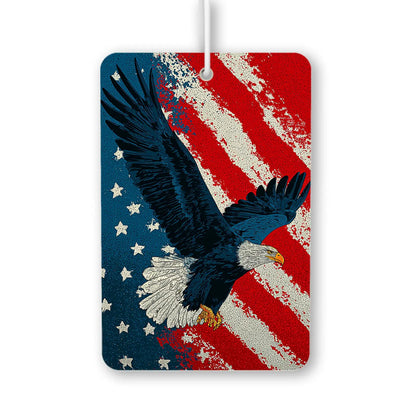 Eagle on American Flag Air Freshener