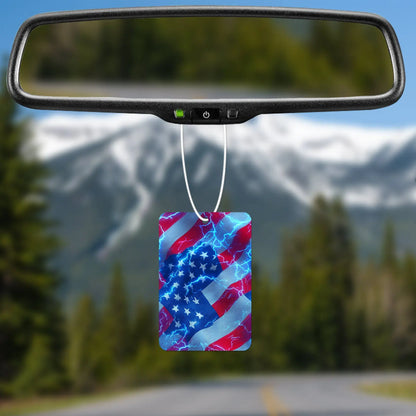 Electric American Flag Air Freshener
