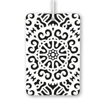 Elegant Black and White Pattern Air Freshener