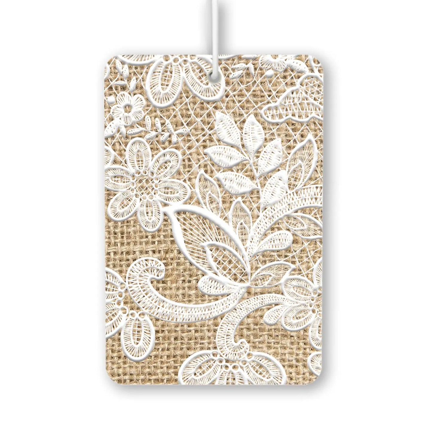 Elegant Floral Lace Design Air Freshener