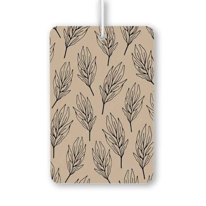 Elegant Leaf Pattern Air Freshener