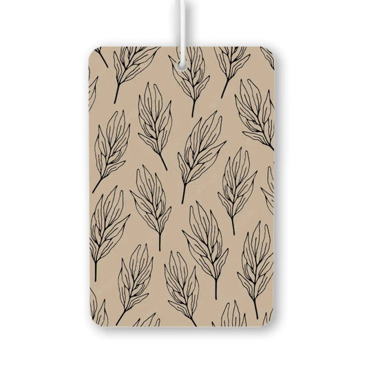 Elegant Leaf Pattern Air Freshener