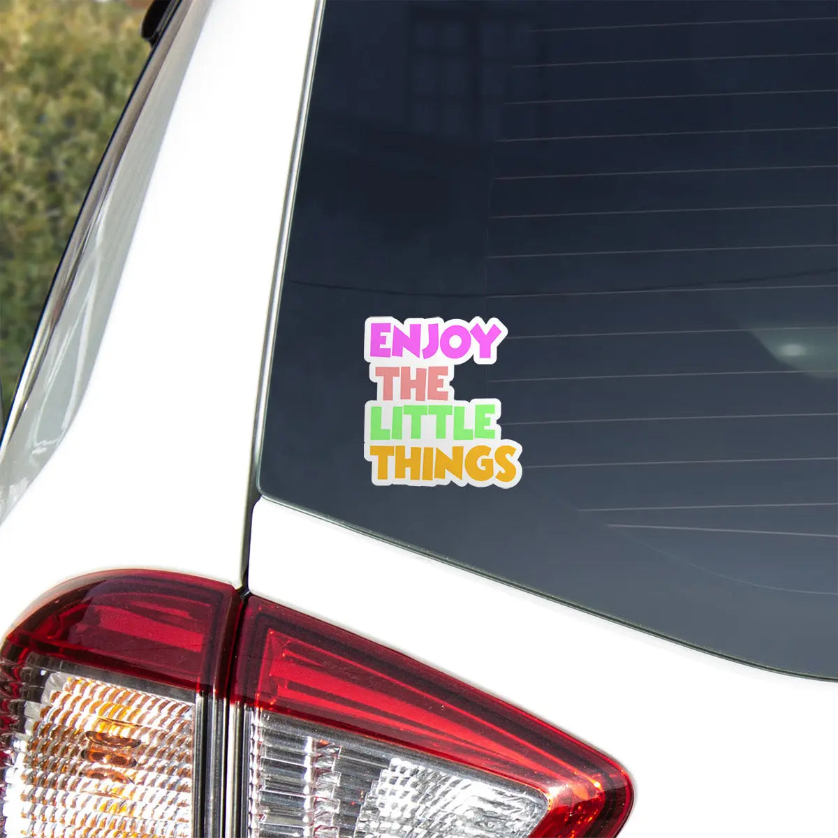 Enjoy the Little Things Sticker