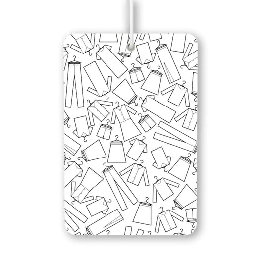 Fashion Sketches Pattern Air Freshener