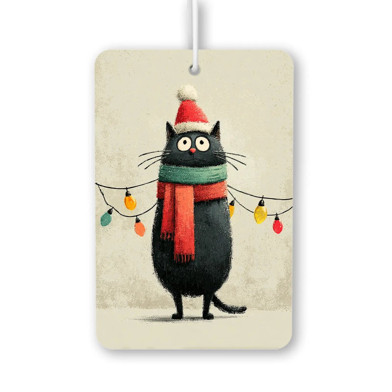 Festive Cat with Lights Air Freshener