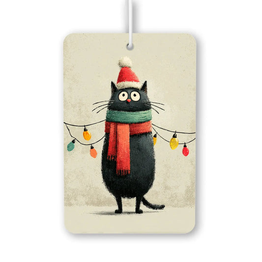 Festive Cat with Lights Air Freshener