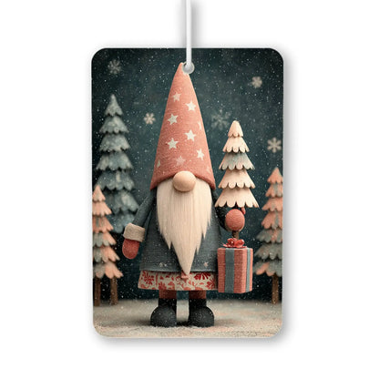Festive Gnome with Gift Air Freshener