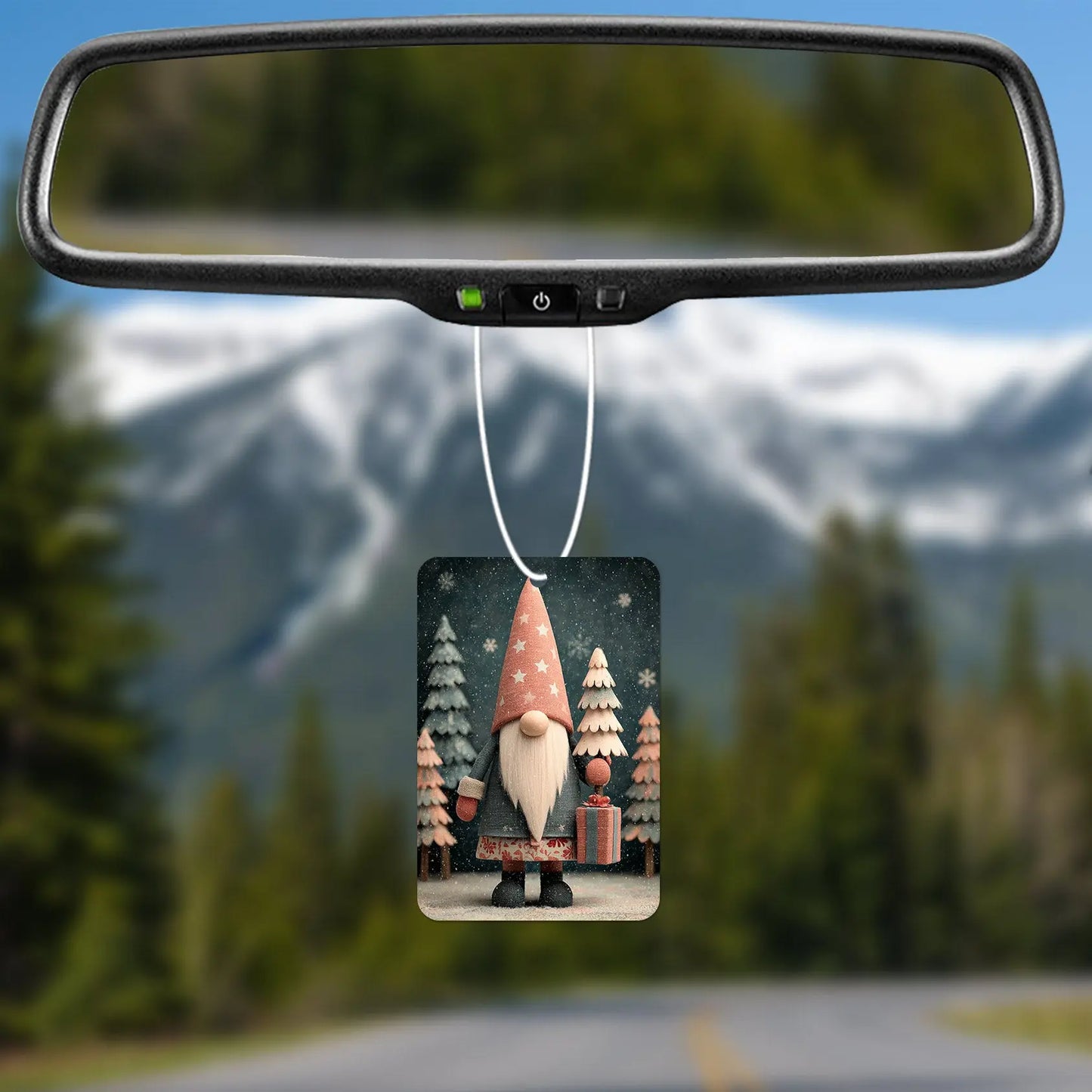 Festive Gnome with Gift Air Freshener