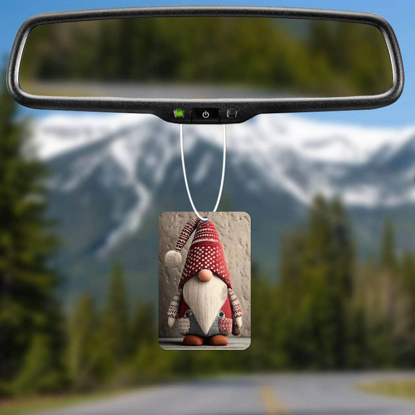 Festive Red Gnome Figurine Air Freshener