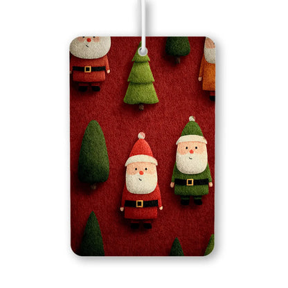 Festive Santa and Tree Air Freshener