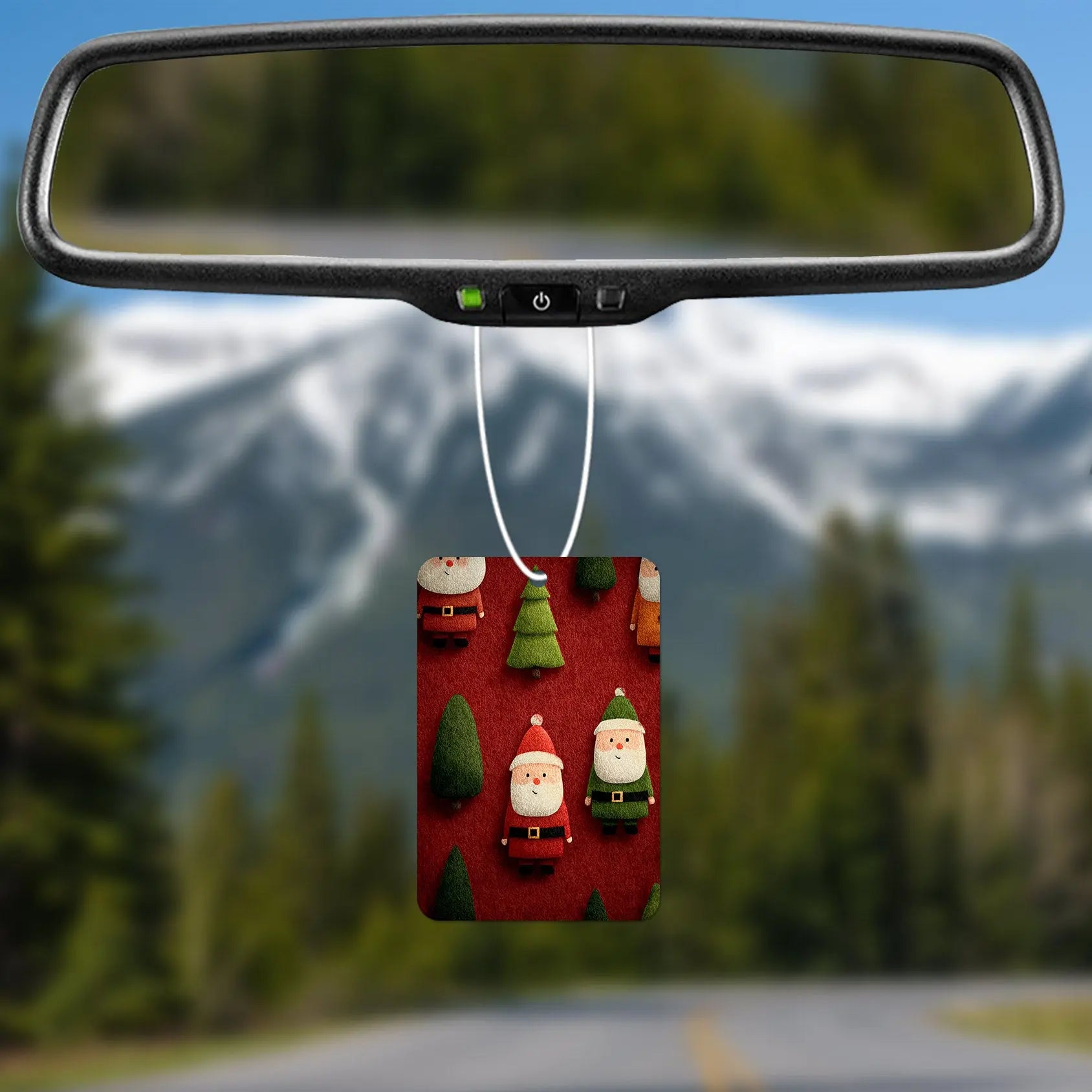 Festive Santa and Tree Air Freshener