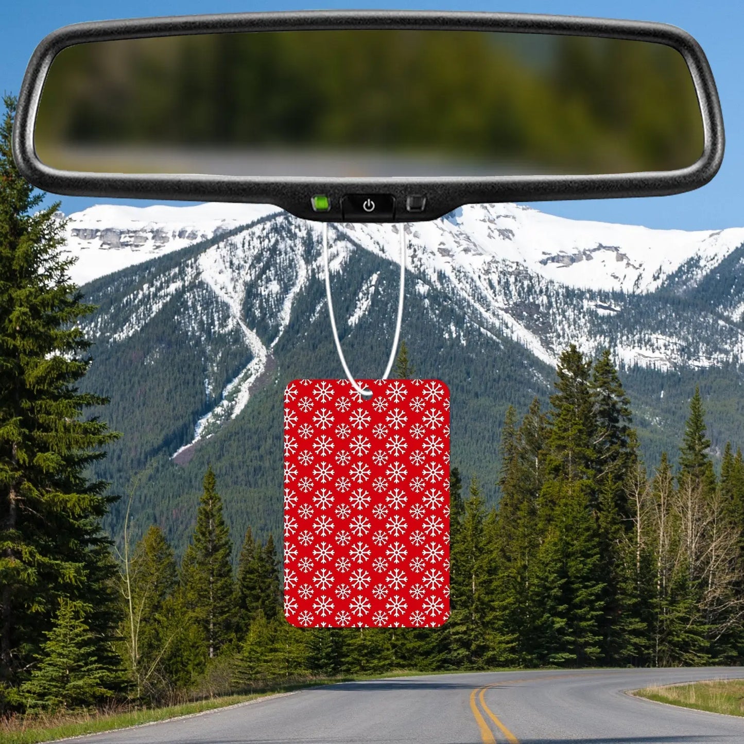 Festive Snowflake Pattern Air Freshener