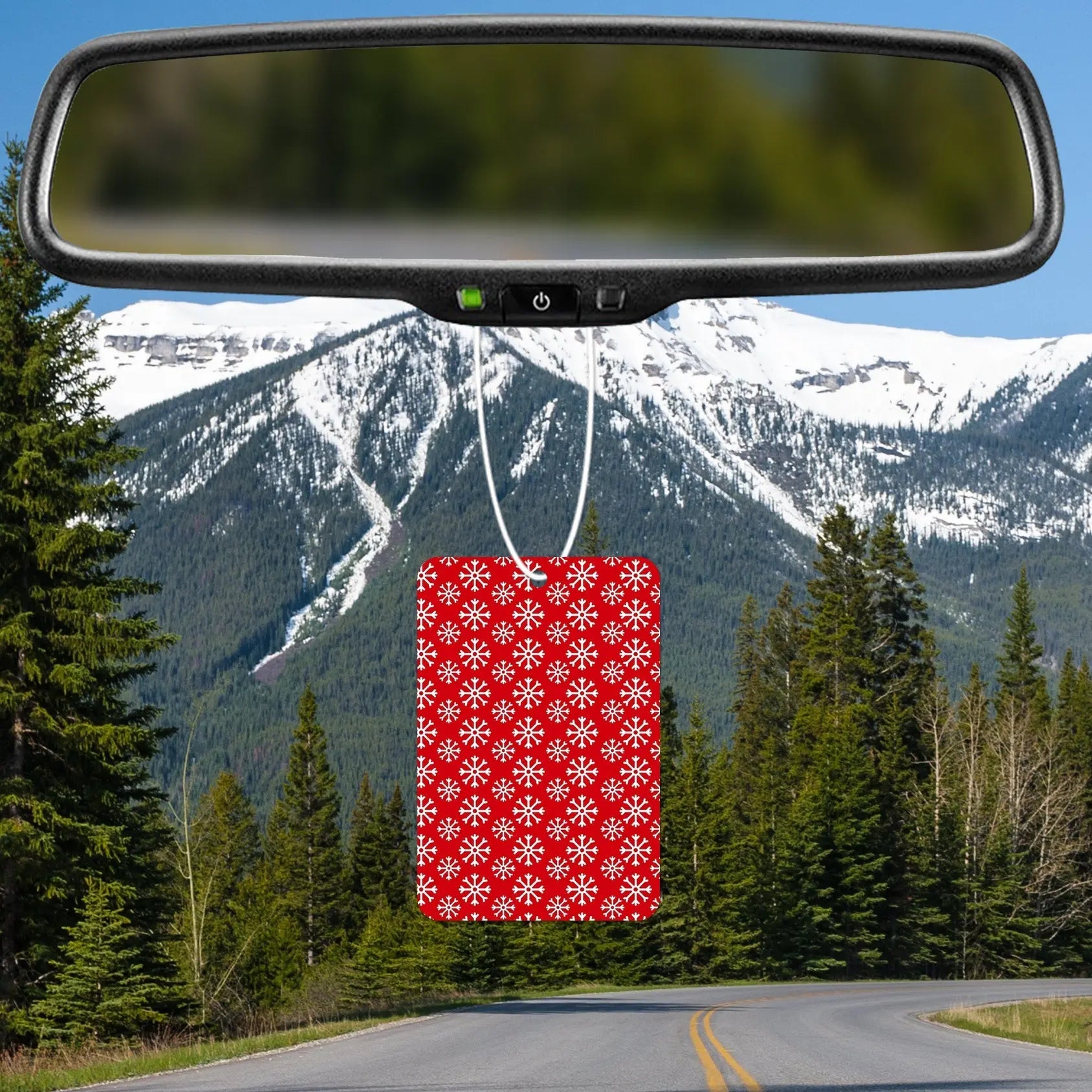 Festive Snowflake Pattern Air Freshener