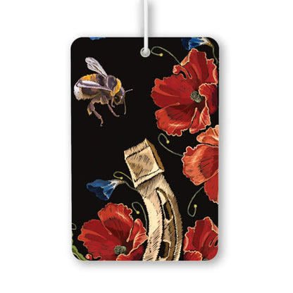 Floral Bee Design Air Freshener