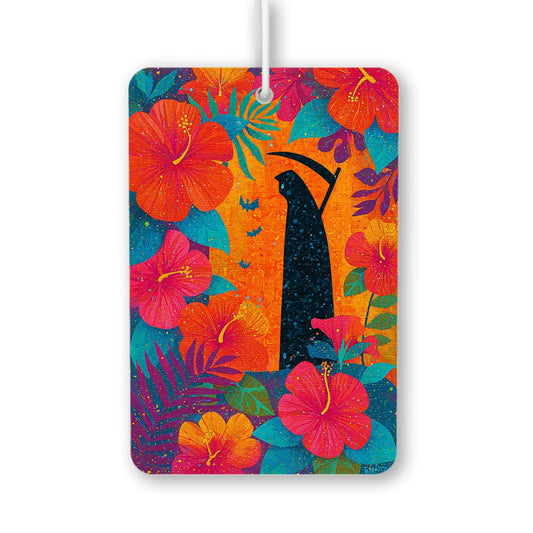 Floral Grim Reaper Air Freshener